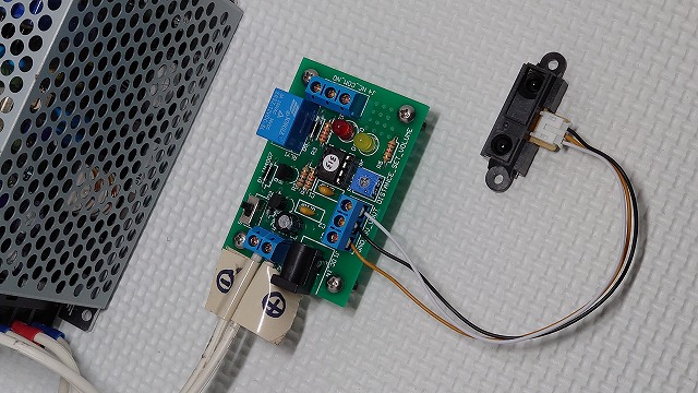距離検出センサー 測距センサー スイープロボット用のピンヘッダー付き電源スイッチモニター